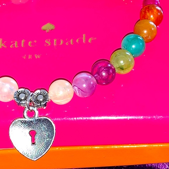🧿2/$15🧿 NIB/NWT One Sz Love Chakra Beaded Stretch Bracelet - Picture 12 of 15